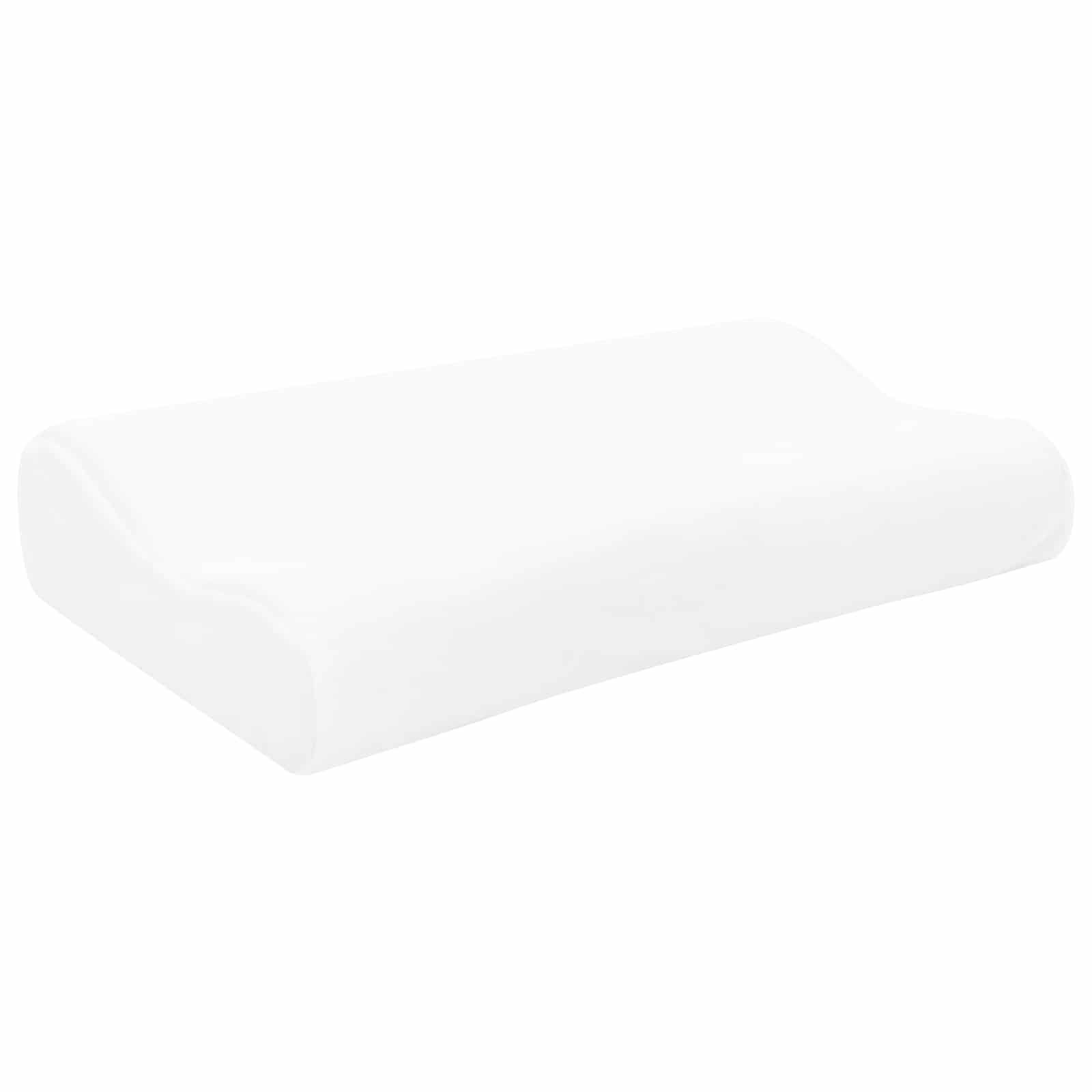 vidaXL Poduszka do spania Biały 50 x 30 x 10,5 cm Pianka z pamięcią