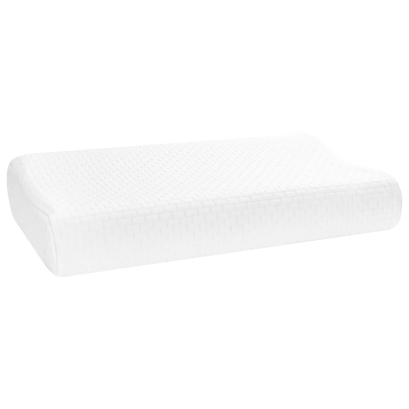 vidaXL Poduszka do spania Biały 80 x 40 x 12,5 cm Pianka z pamięcią