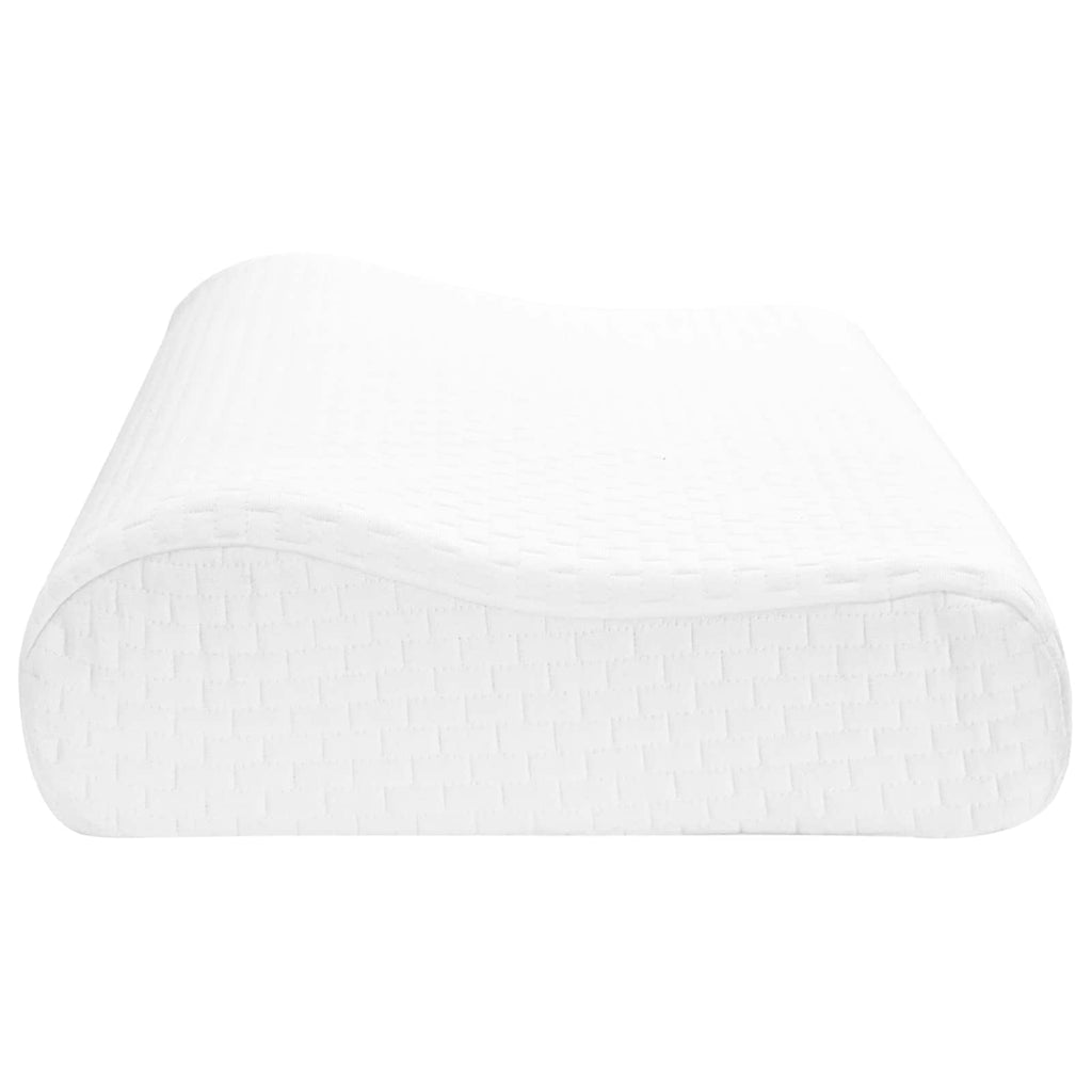 vidaXL Poduszka do spania Biały 80 x 40 x 12,5 cm Pianka z pamięcią