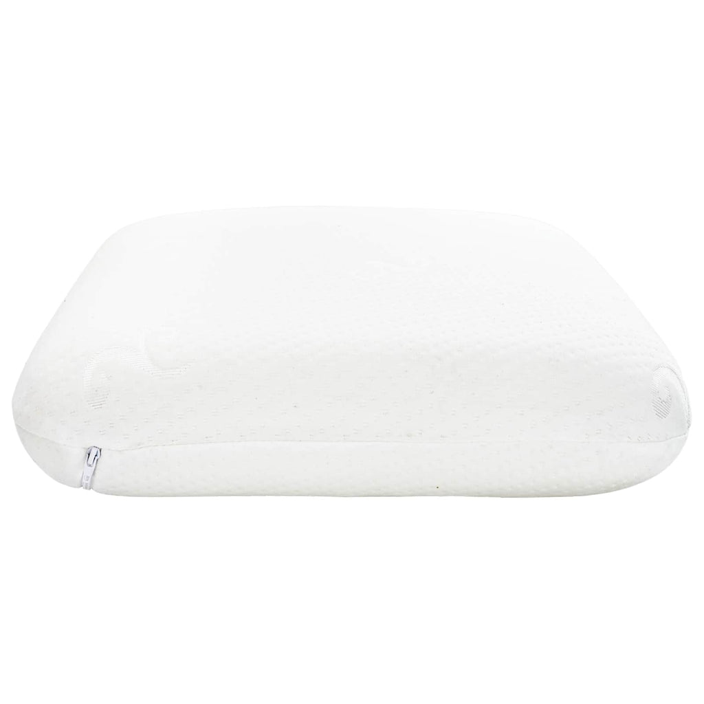 vidaXL Poduszka do spania Biały 60 x 40 x 10,5 cm Pianka z pamięcią