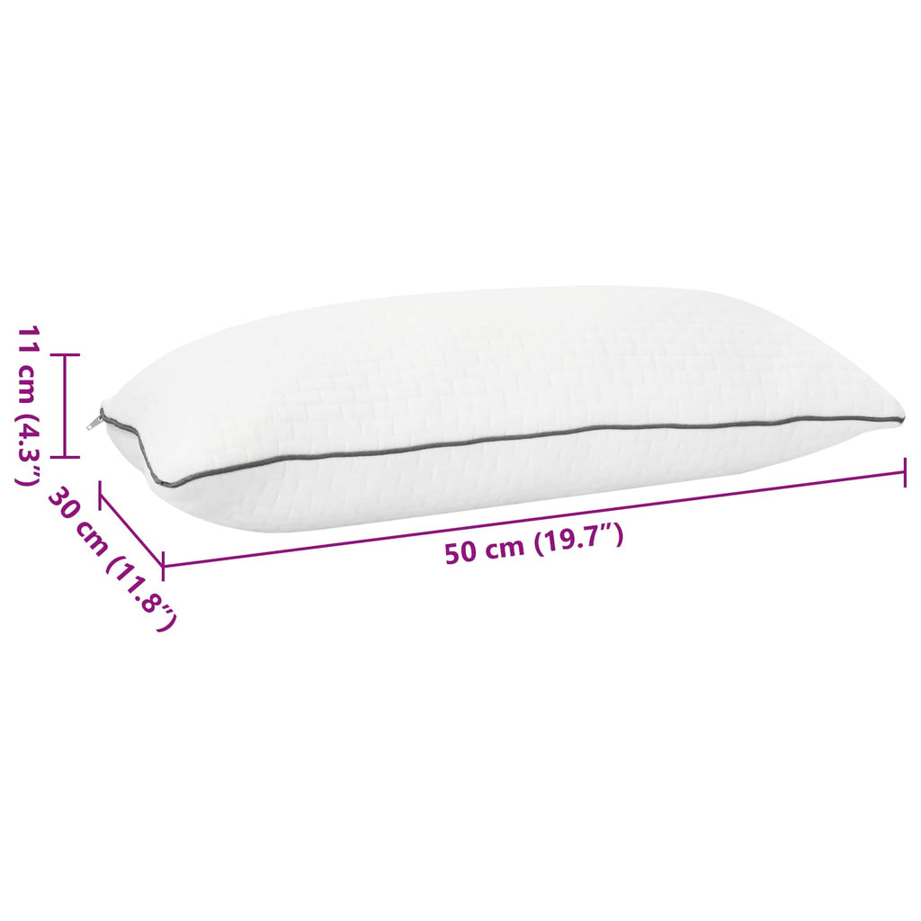 vidaXL Poduszka do spania Shread Biały 50 x 30 x 11 cm