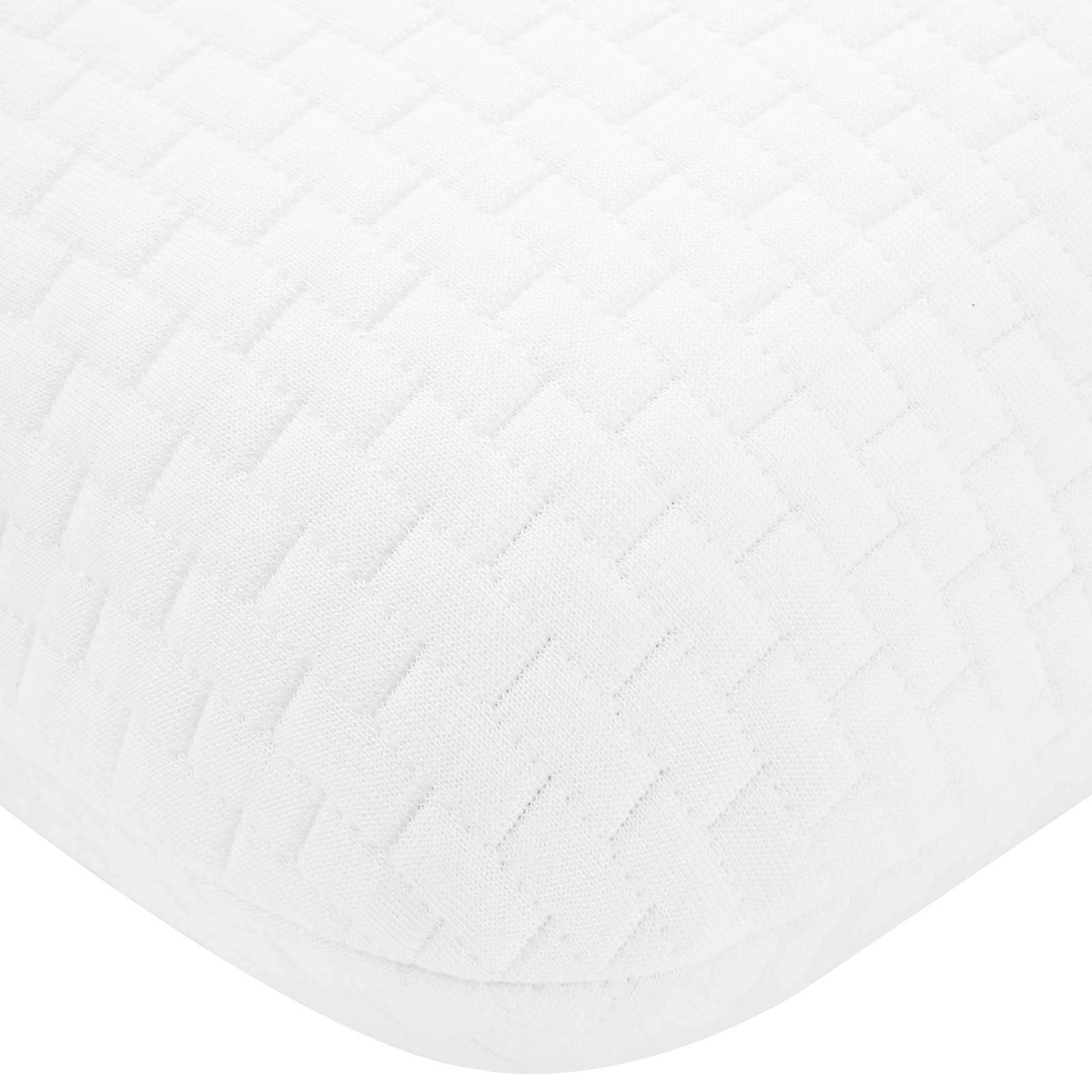 vidaXL Poduszka do spania Biały 50 x 30 x 10 cm Pianka z pamięcią
