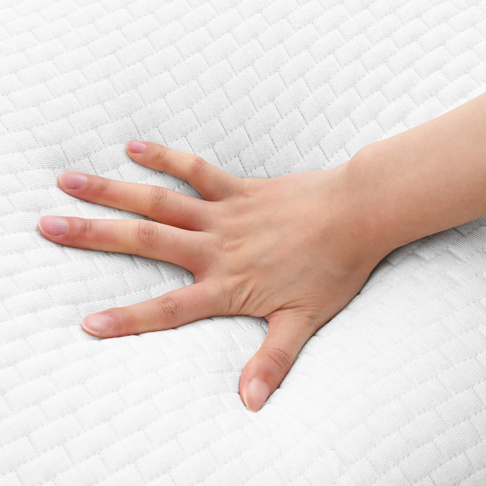 vidaXL Poduszka do spania Biały 50 x 30 x 10 cm Pianka z pamięcią