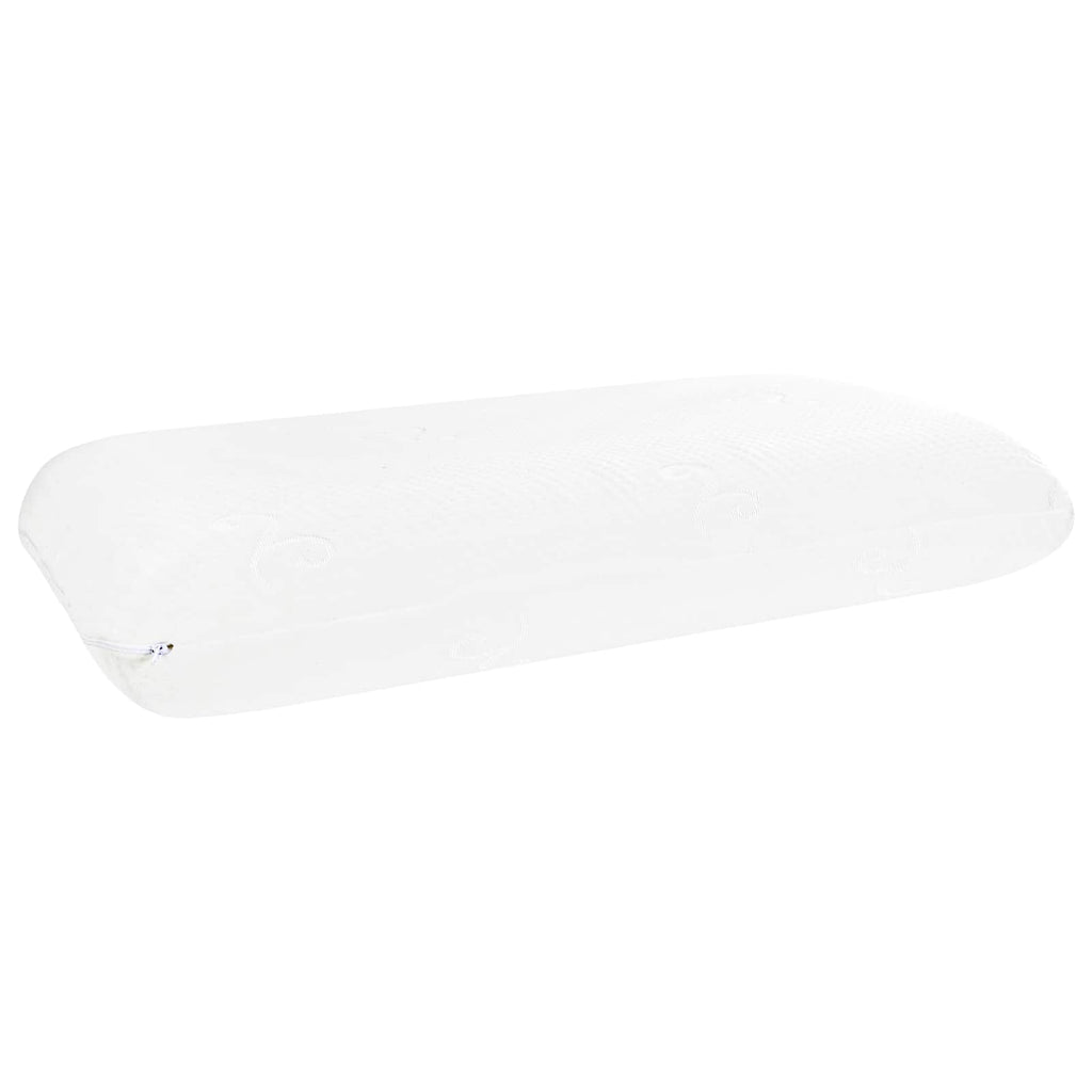 vidaXL Poduszka do spania Gładki Biały 60 x 40 x 13 cm