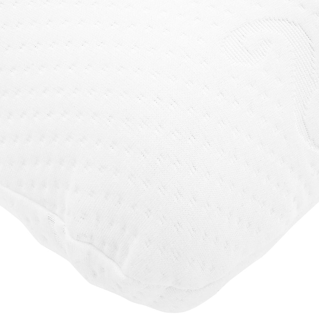 vidaXL Poduszka do spania Gładki Biały 120 x 36 x 13 cm