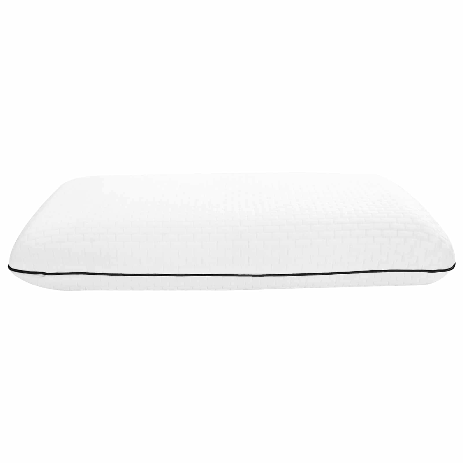 vidaXL Poduszka do spania Gładki Biały 60 x 40 x 10 cm Pianka żelowa
