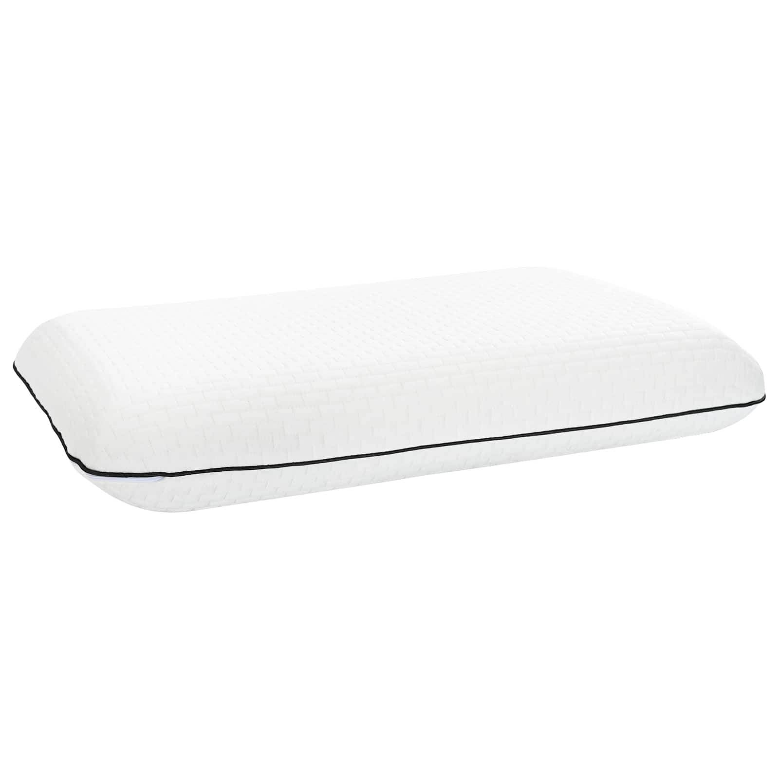 vidaXL Poduszka do spania Gładki Biały 30 x 50 x 9 cm Pianka żelowa