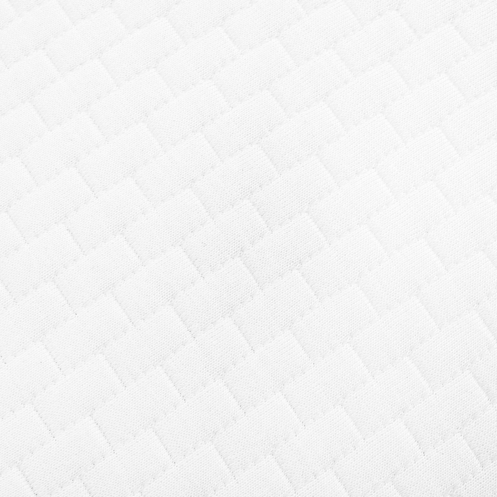 vidaXL Poduszka do spania Gładki Biały 30 x 50 x 9 cm Pianka żelowa