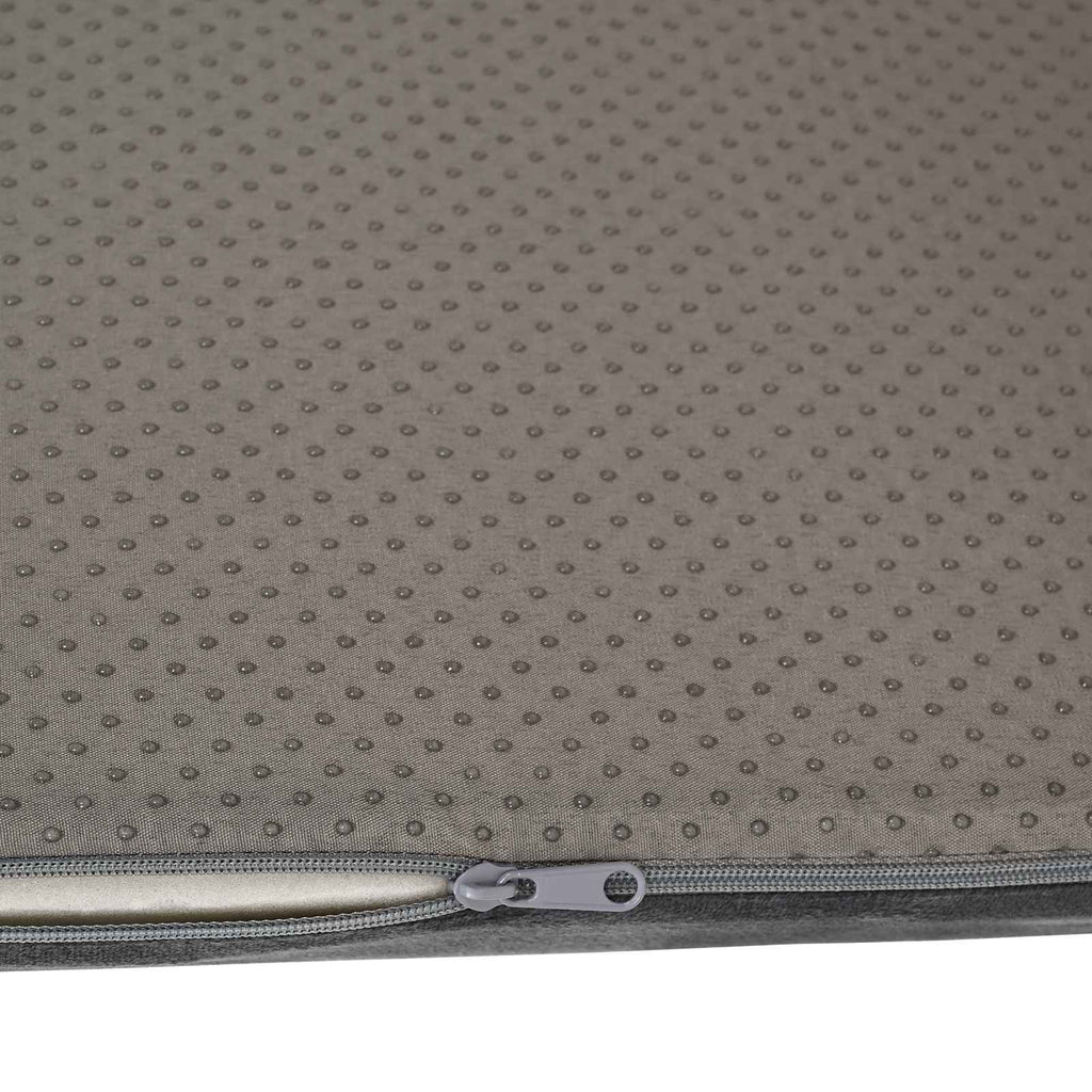 vidaXL Gładki Szary 44 x 29 x 17 cm Pianka PU