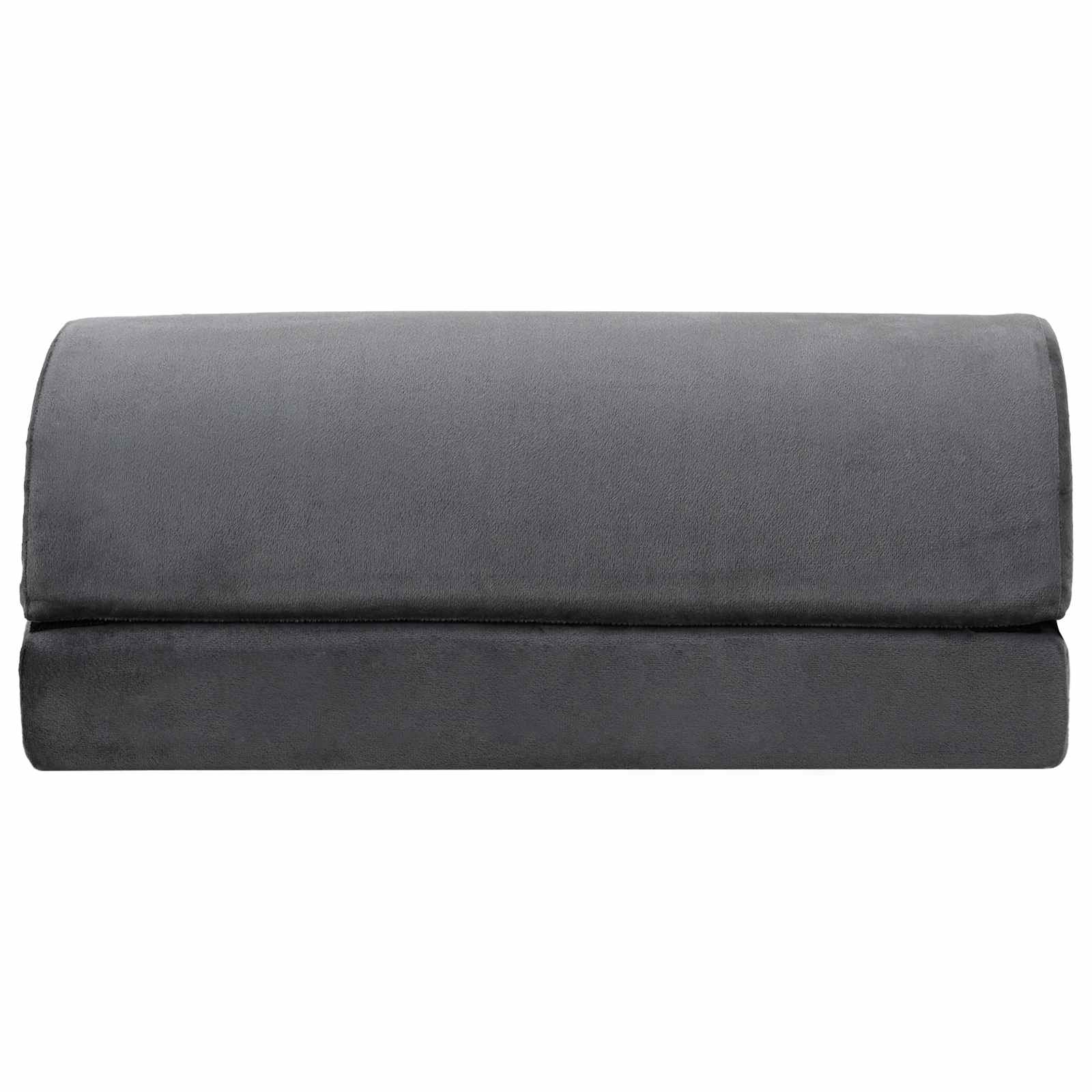 vidaXL Gładki Szary 44 x 29 x 17 cm Pianka PU