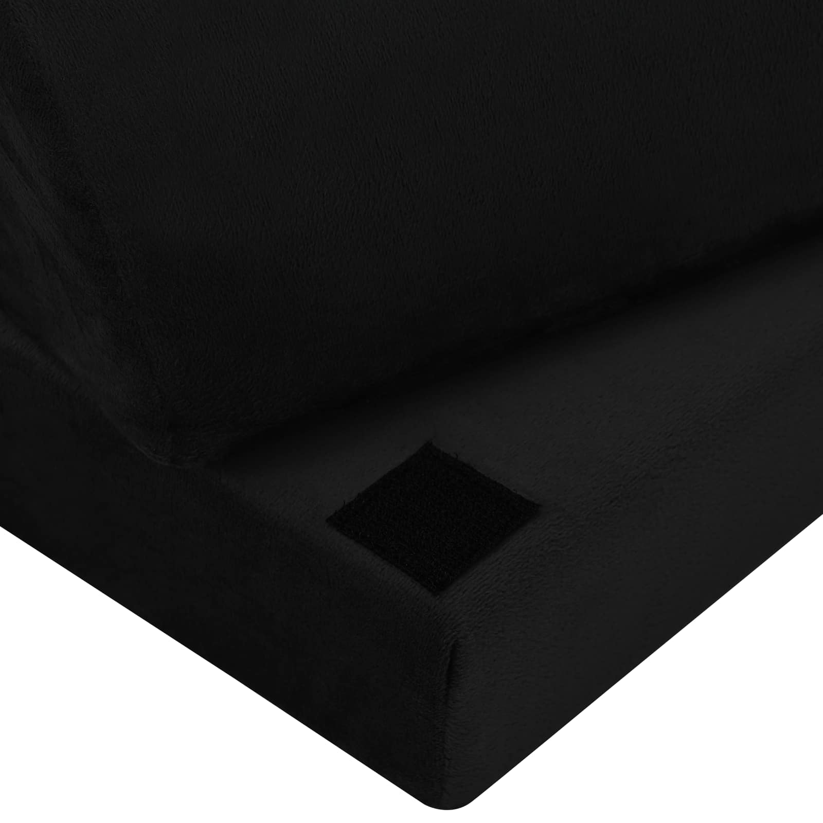 vidaXL Gładki Czarny 44 x 29 x 17 cm Pianka PU
