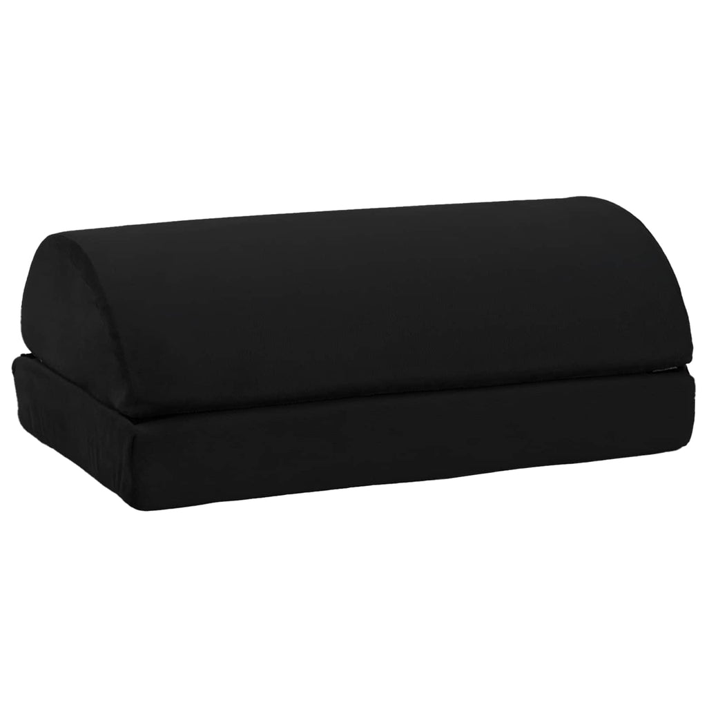 vidaXL Gładki Czarny 44 x 29 x 17 cm Pianka PU