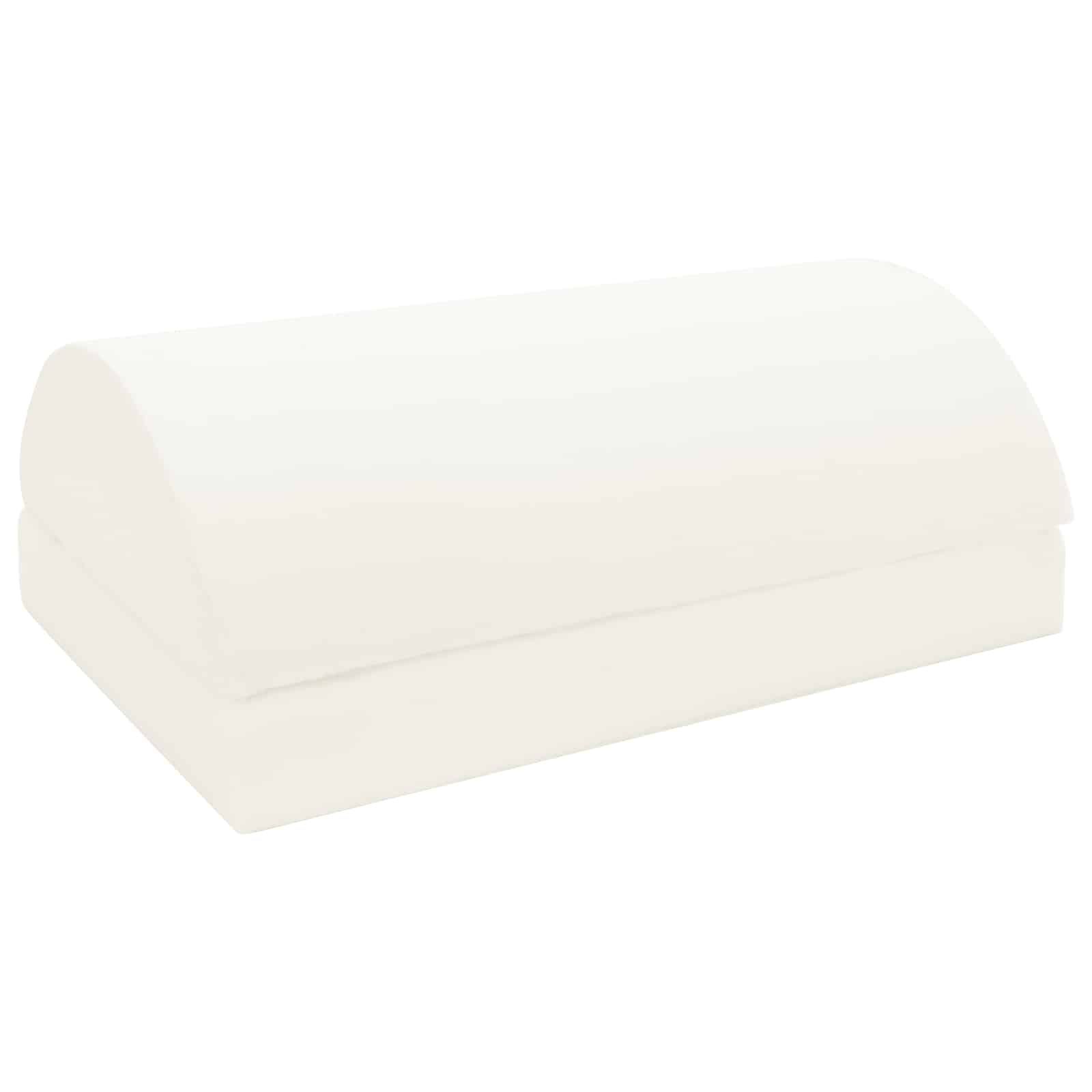 vidaXL Gładki Czarny 44 x 29 x 17 cm Pianka PU