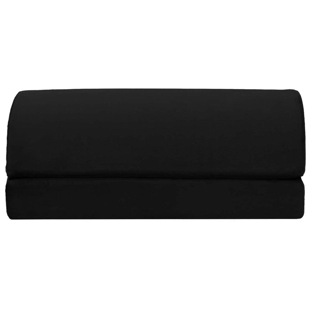vidaXL Gładki Czarny 44 x 29 x 17 cm Pianka PU