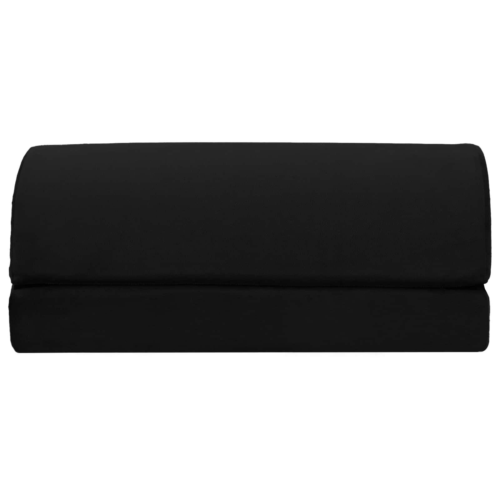vidaXL Gładki Czarny 44 x 29 x 17 cm Pianka PU