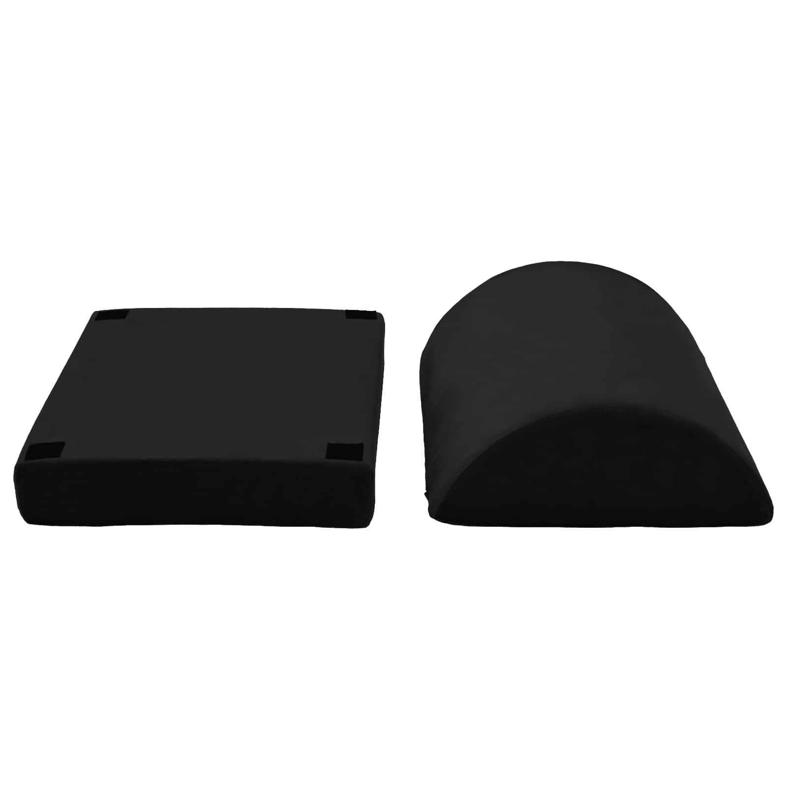 vidaXL Gładki Czarny 44 x 29 x 17 cm Pianka PU