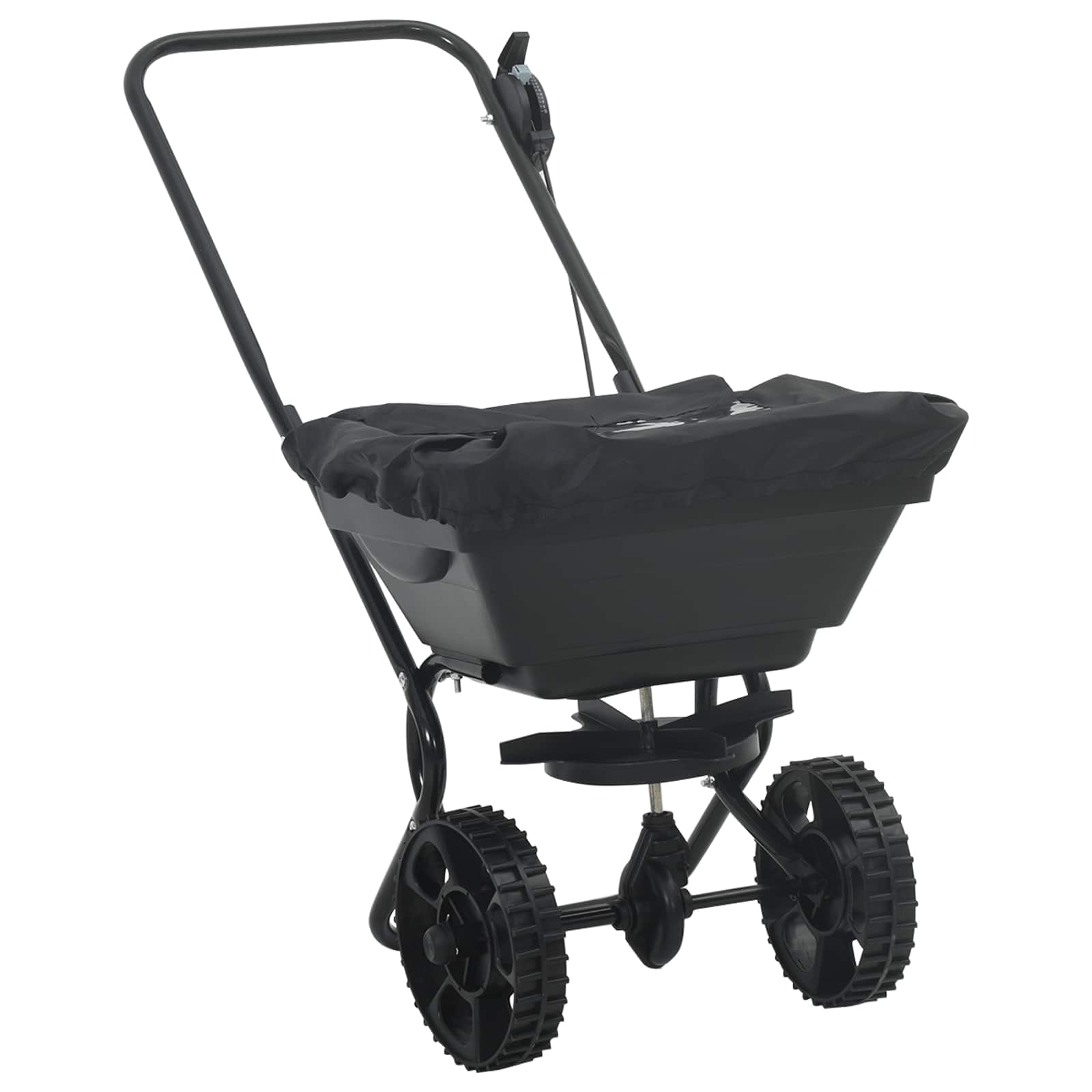 vidaXL Rozpylacz Czarny 82 x 46 x 75 cm PVC i stal