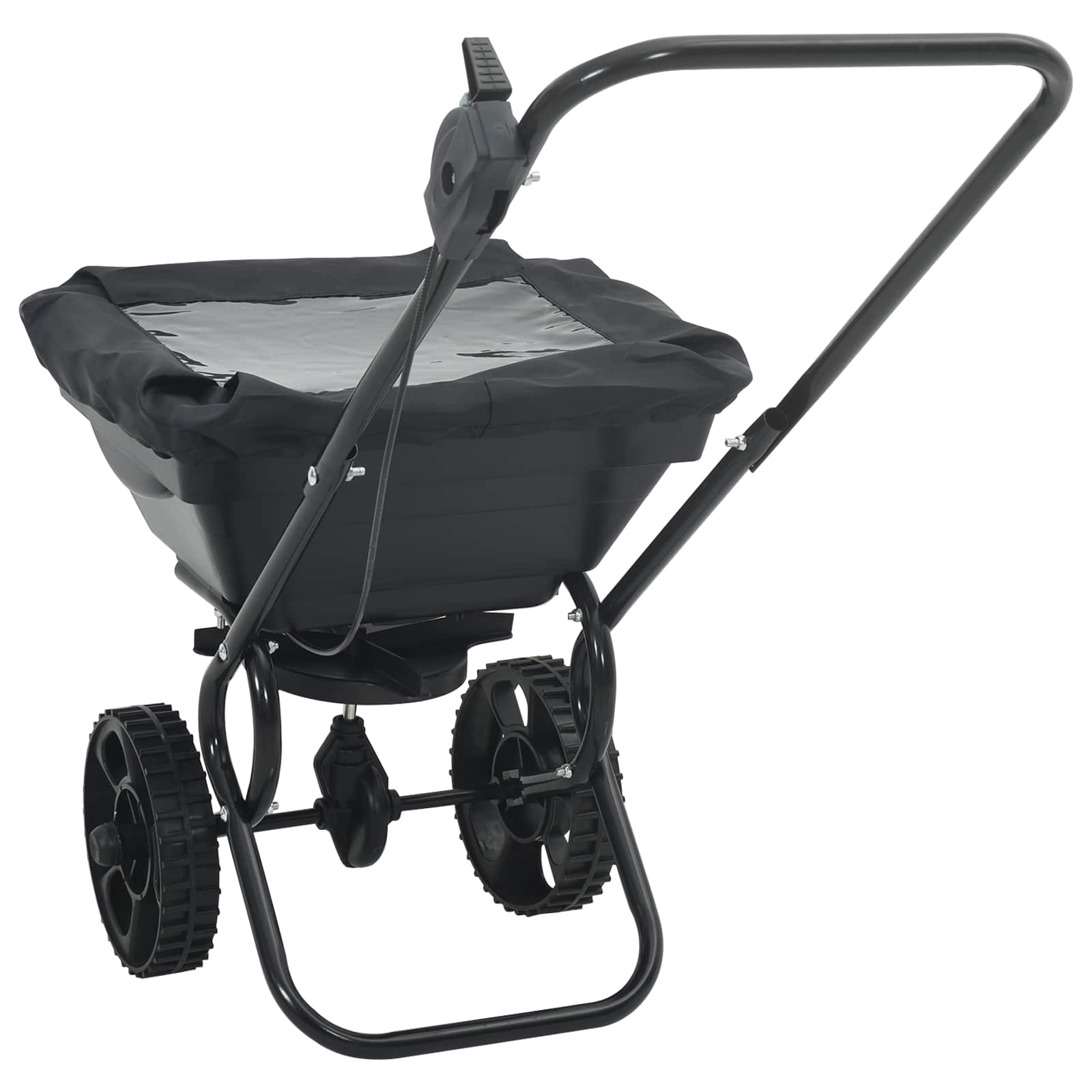 vidaXL Rozpylacz Czarny 82 x 46 x 75 cm PVC i stal