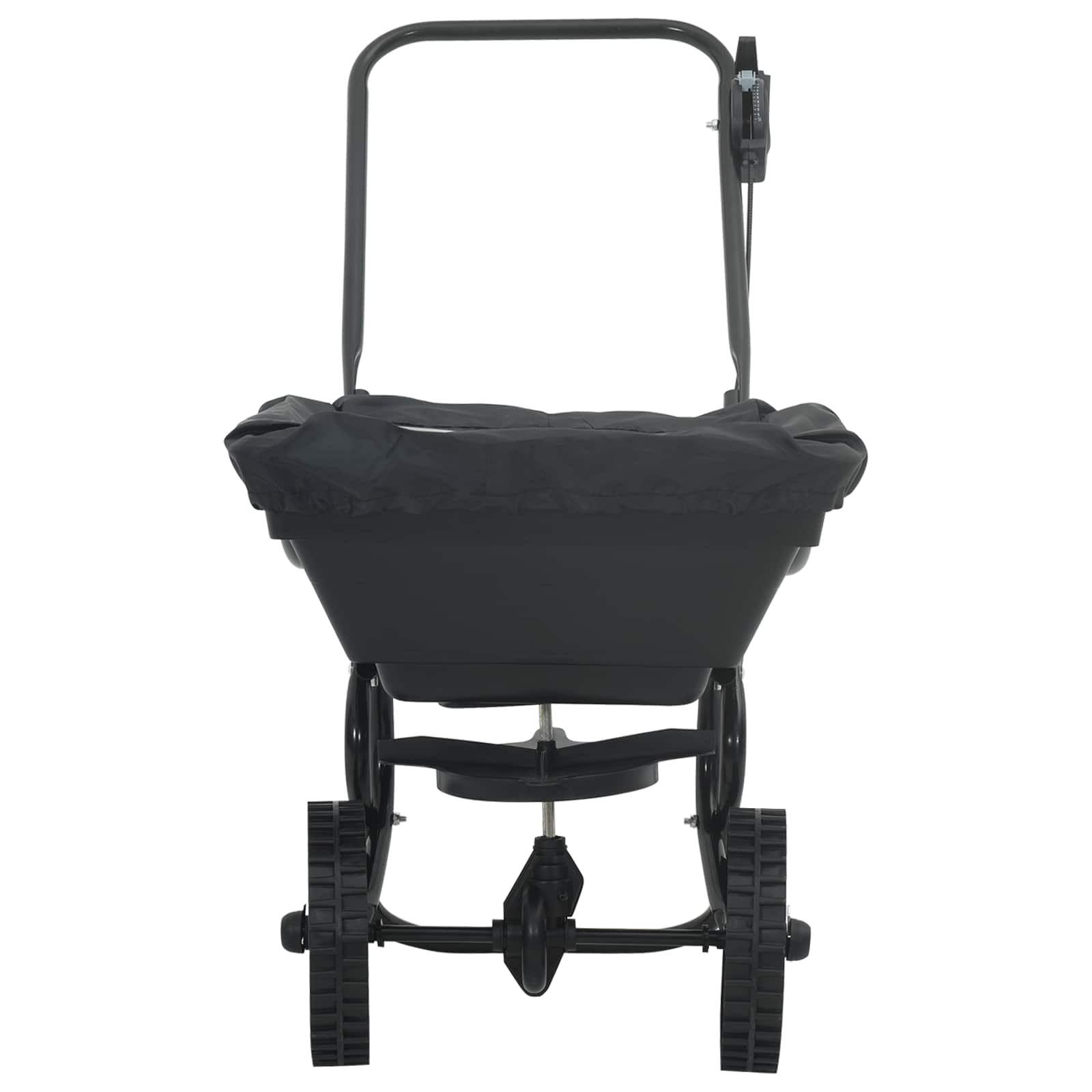 vidaXL Rozpylacz Czarny 82 x 46 x 75 cm PVC i stal