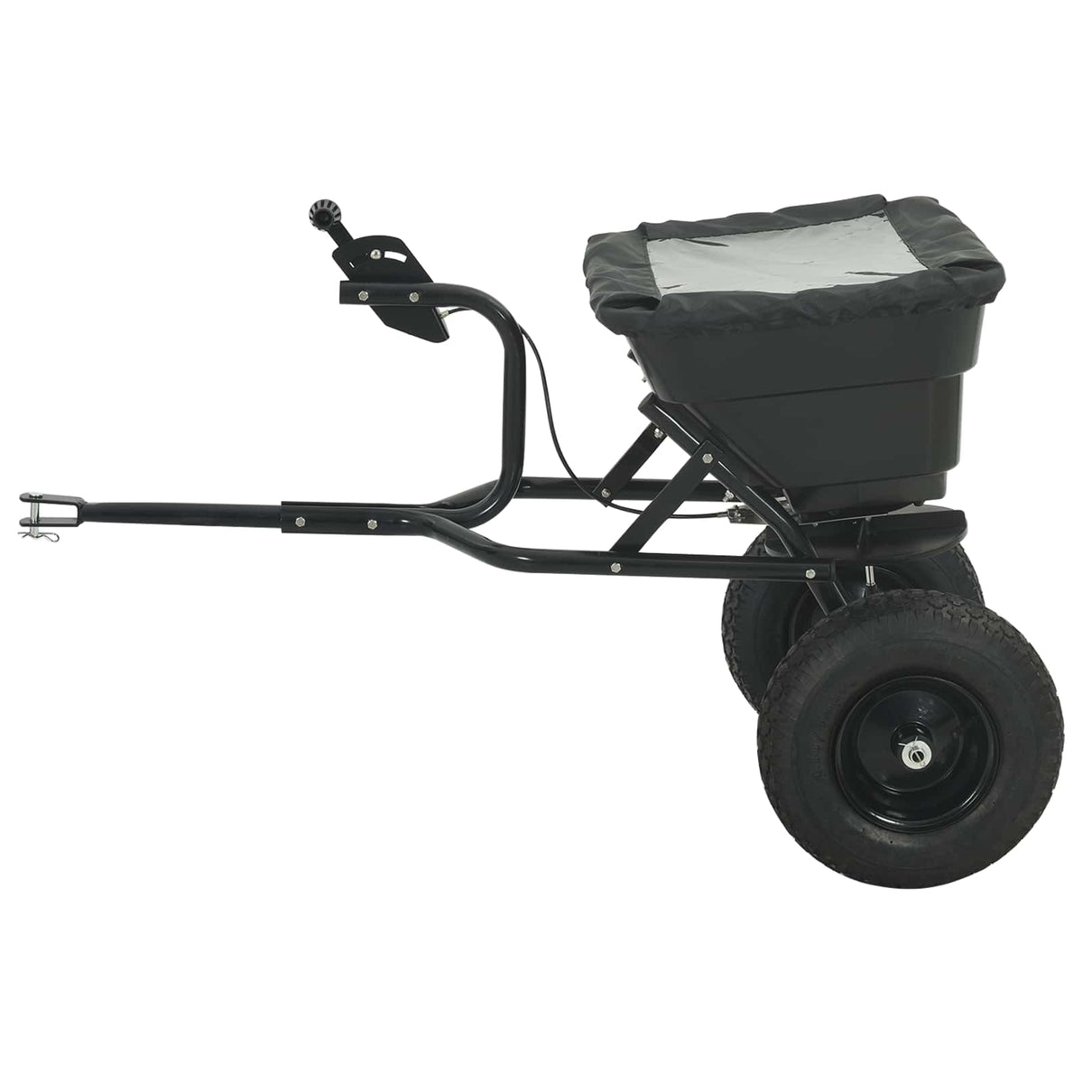 vidaXL Rozpylacz Czarny 53 x 108 x 74 cm PVC i stal