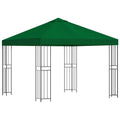 vidaXL Altana 3 x 3 m zielony Poliester i Stal 190 gsm