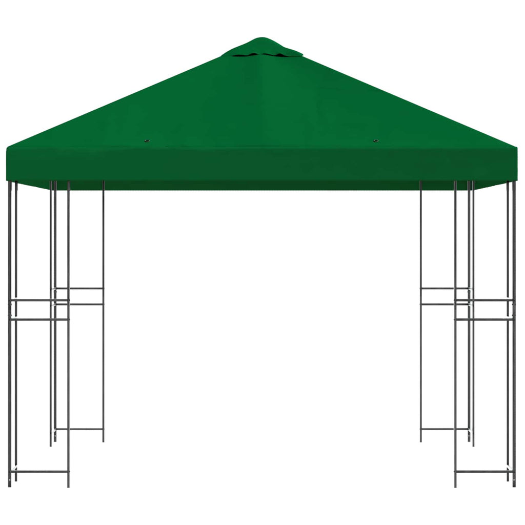 vidaXL Altana 3 x 3 m zielony Poliester i Stal 190 gsm