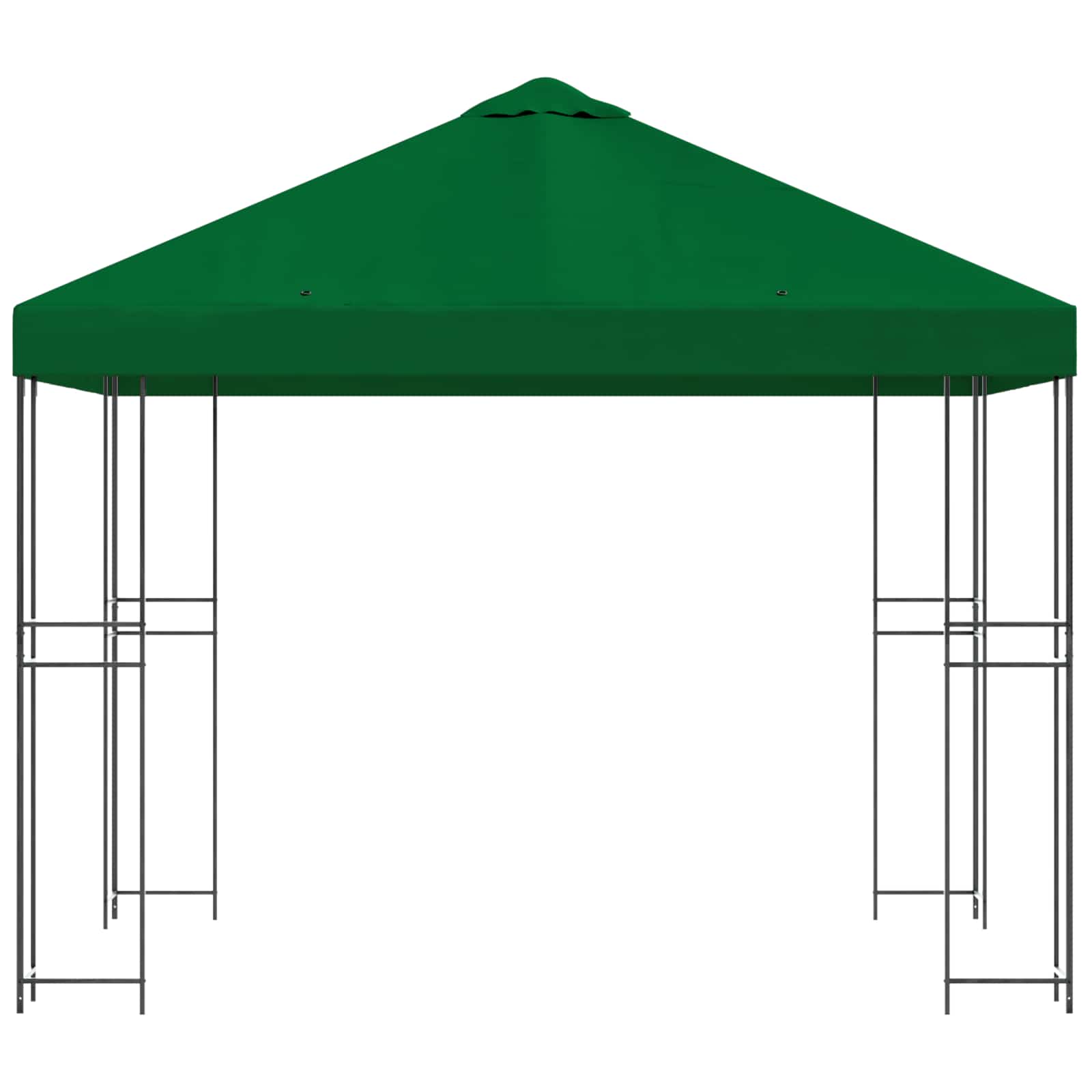 vidaXL Altana 3 x 3 m zielony Poliester i Stal 190 gsm
