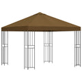vidaXL Altana 3 x 3 m Ciemnoszary Poliester i Stal 190 gsm