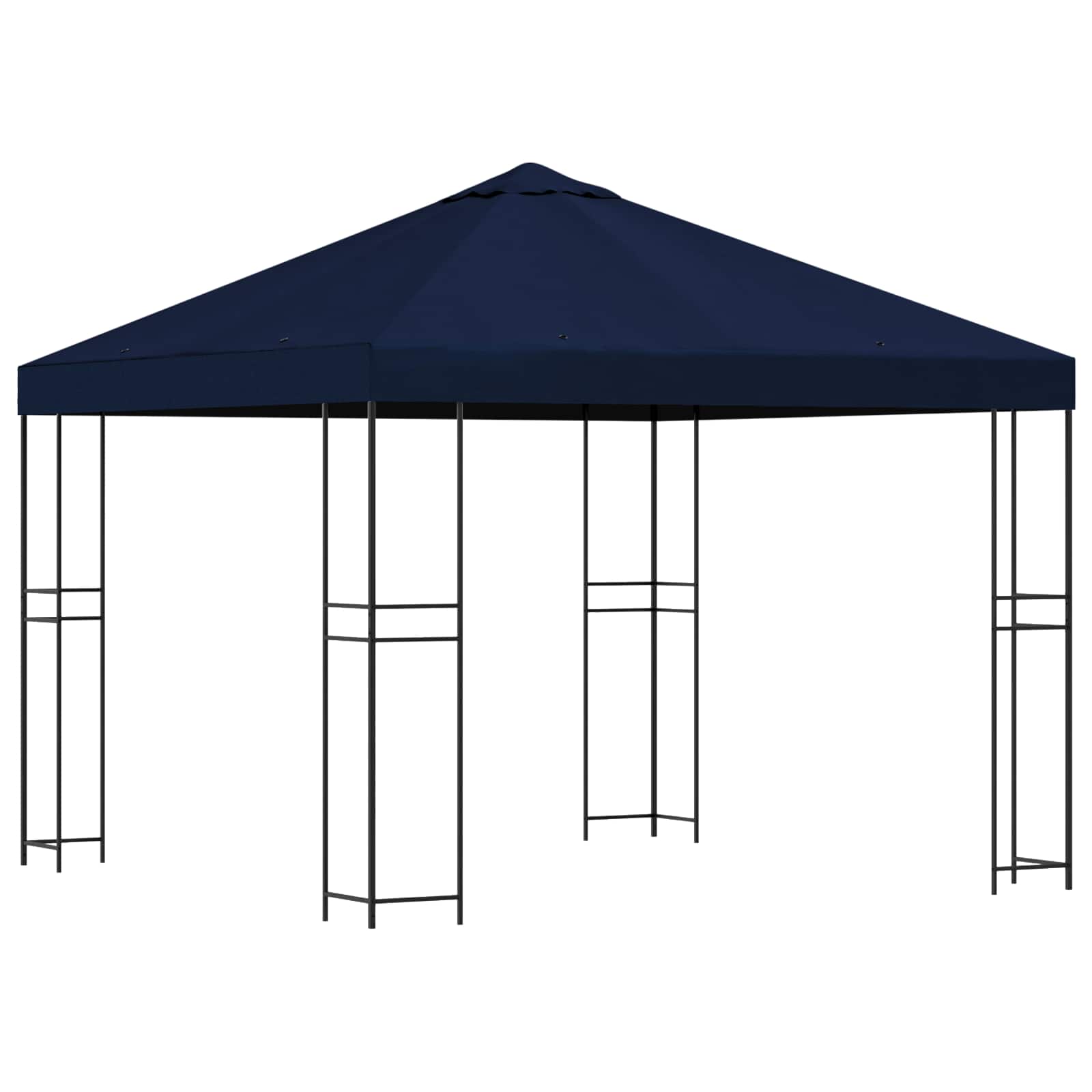 vidaXL Altana 3 x 3 m niebieski Poliester i Stal 190 gsm