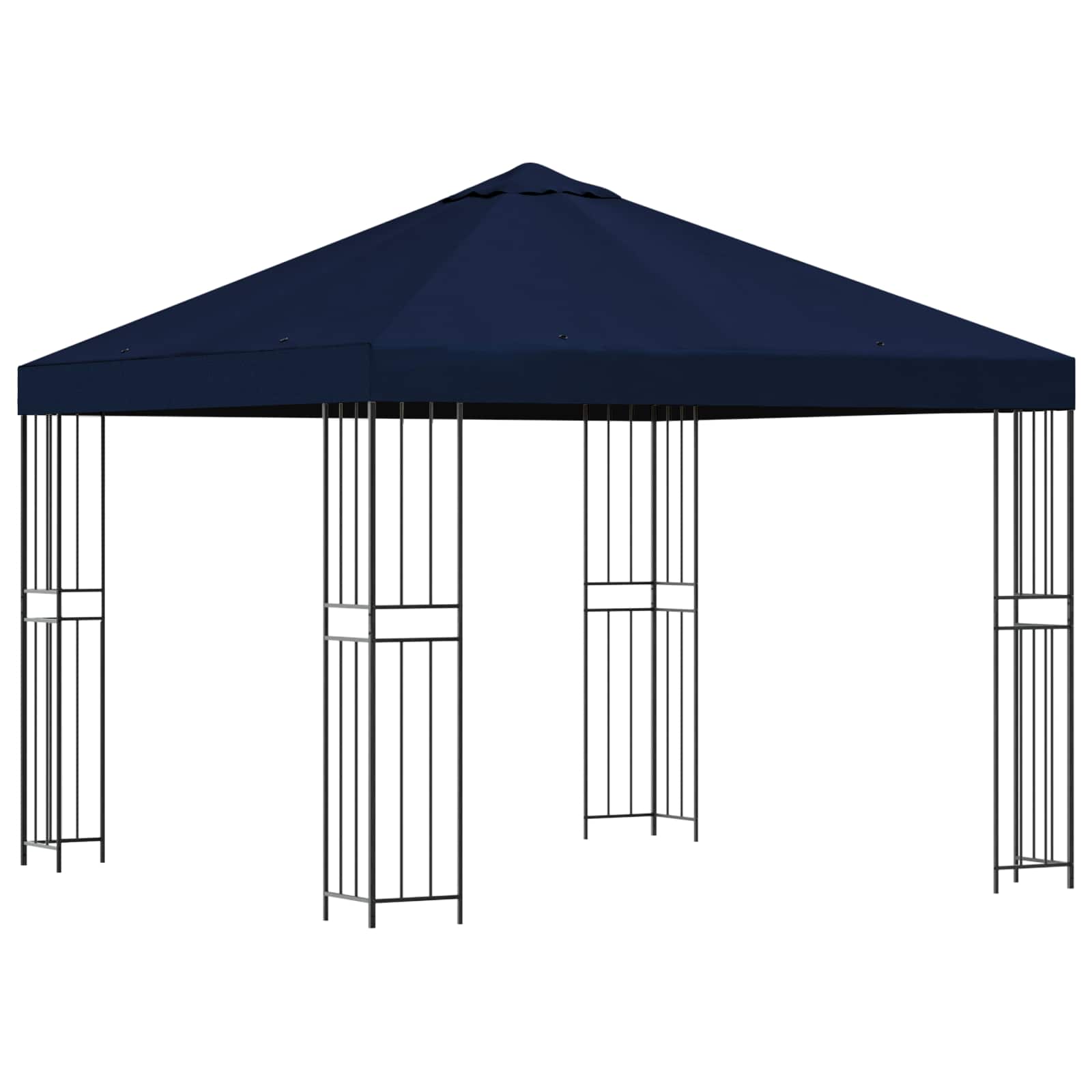 vidaXL Altana 3 x 3 m niebieski Poliester i Stal 190 gsm