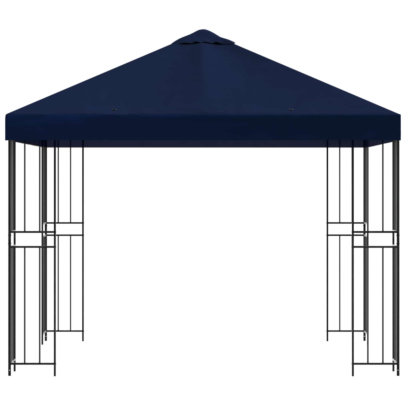 vidaXL Altana 3 x 3 m niebieski Poliester i Stal 190 gsm