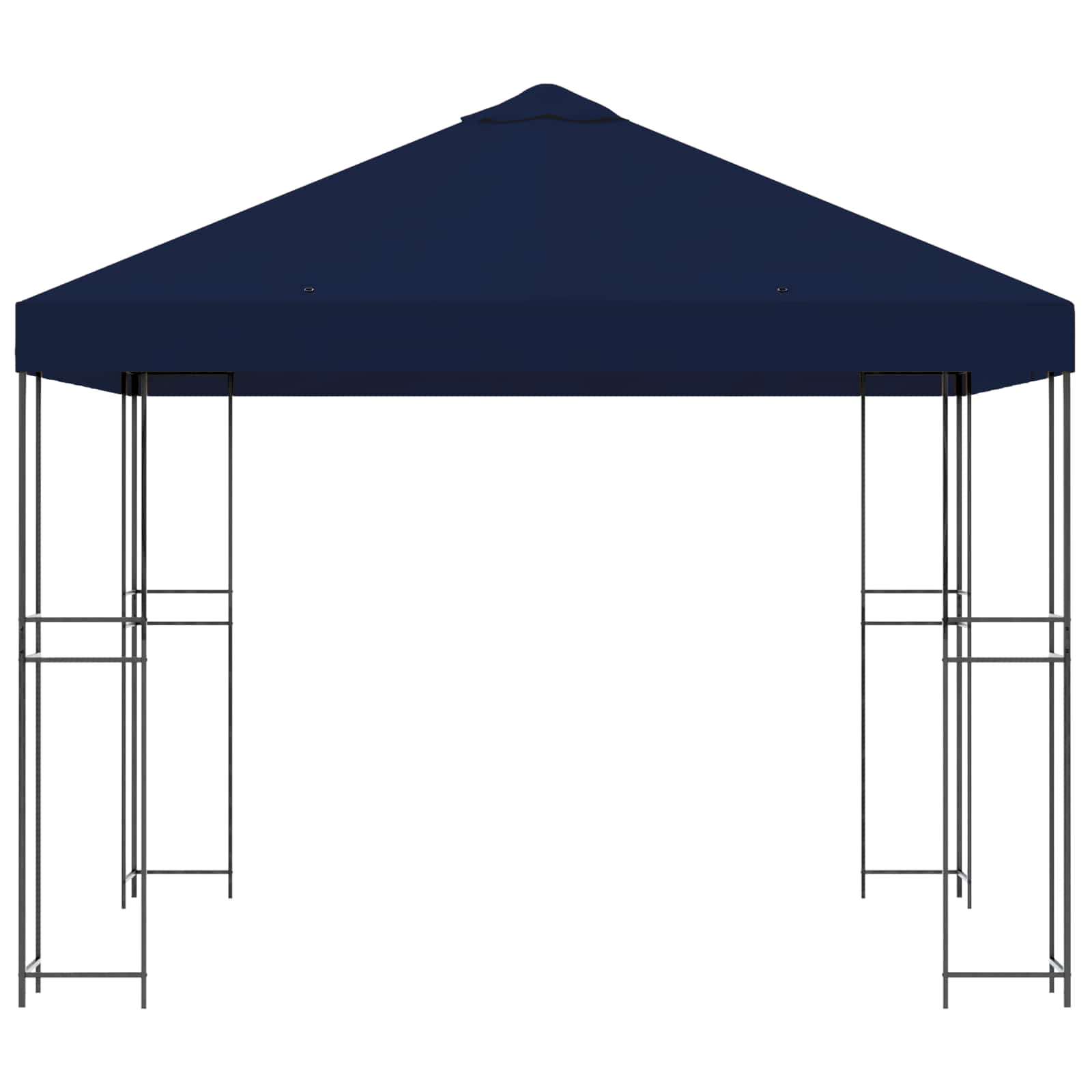 vidaXL Altana 3 x 3 m niebieski Poliester i Stal 190 gsm