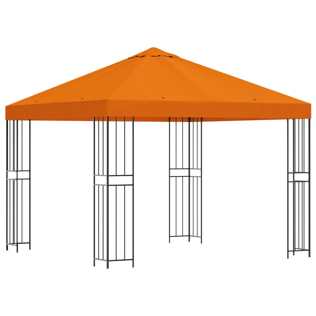 vidaXL Altana 3 x 3 m pomarańczowy Poliester i Stal 190 gsm