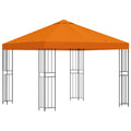 vidaXL Altana 3 x 3 m pomarańczowy Poliester i Stal 190 gsm