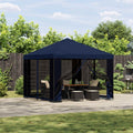 vidaXL Altana 3 x 3 m niebieski Poliester i Stal 190 gsm