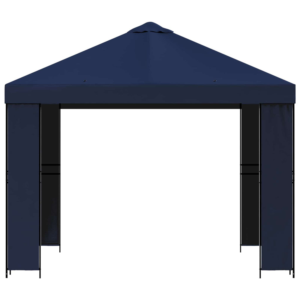 vidaXL Altana 3 x 3 m niebieski Poliester i Stal 190 gsm
