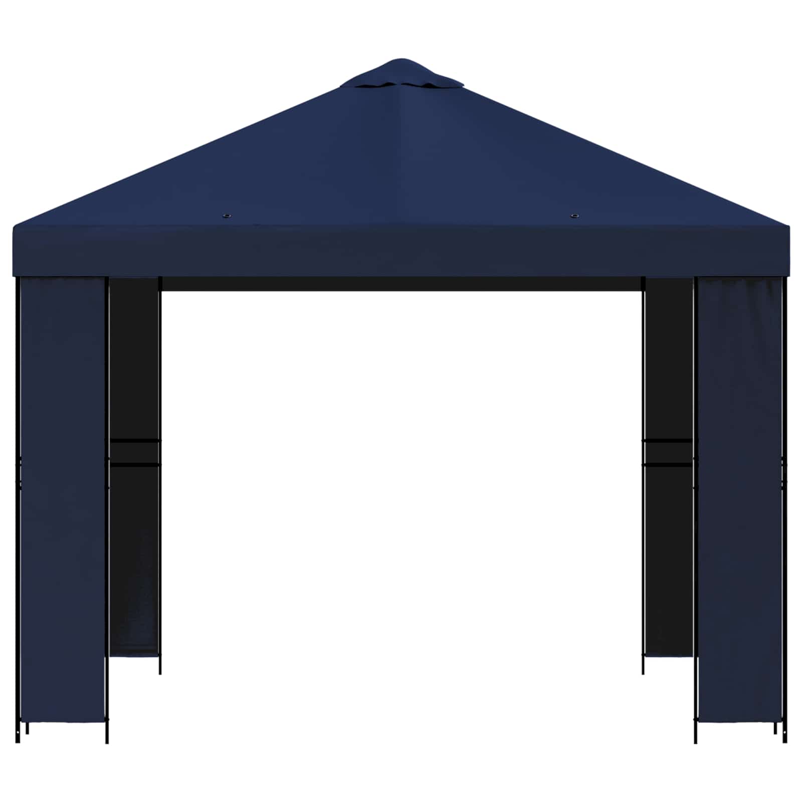 vidaXL Altana 3 x 3 m niebieski Poliester i Stal 190 gsm