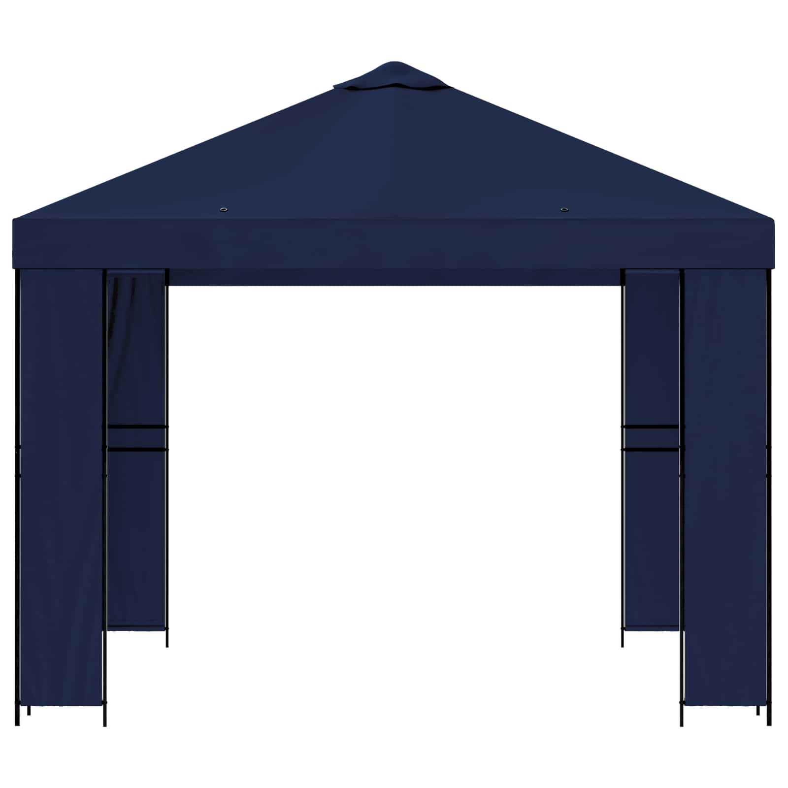 vidaXL Altana 3 x 3 m niebieski Poliester i Stal 190 gsm