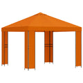 vidaXL Altana 3 x 3 m pomarańczowy Poliester i Stal 190 gsm