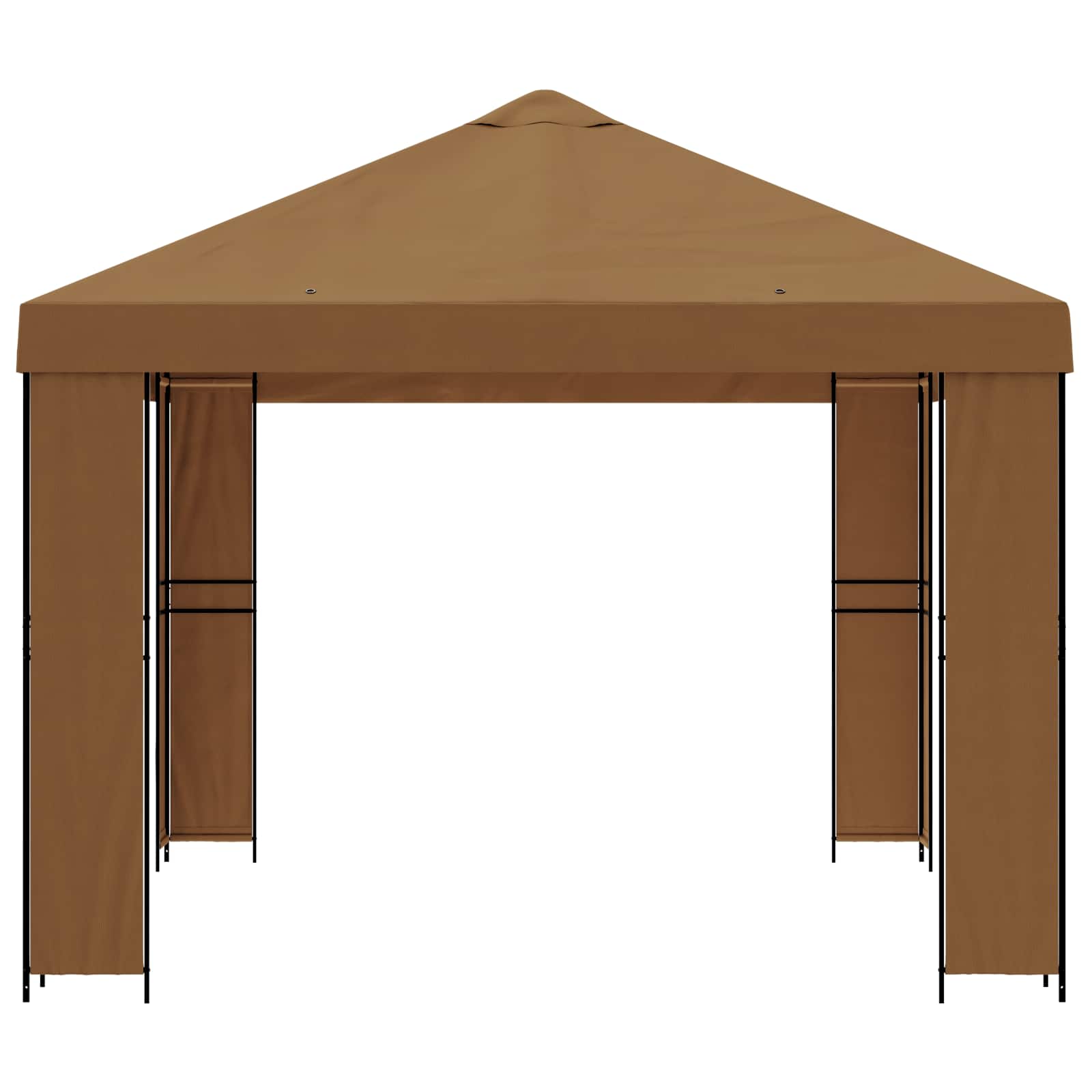 vidaXL Altana 4 × 3 m Beżowy Poliester i Stal 190 gsm
