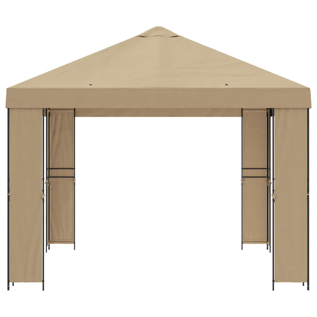 vidaXL Altana 4 × 3 m Beżowy Poliester i Stal 190 gsm