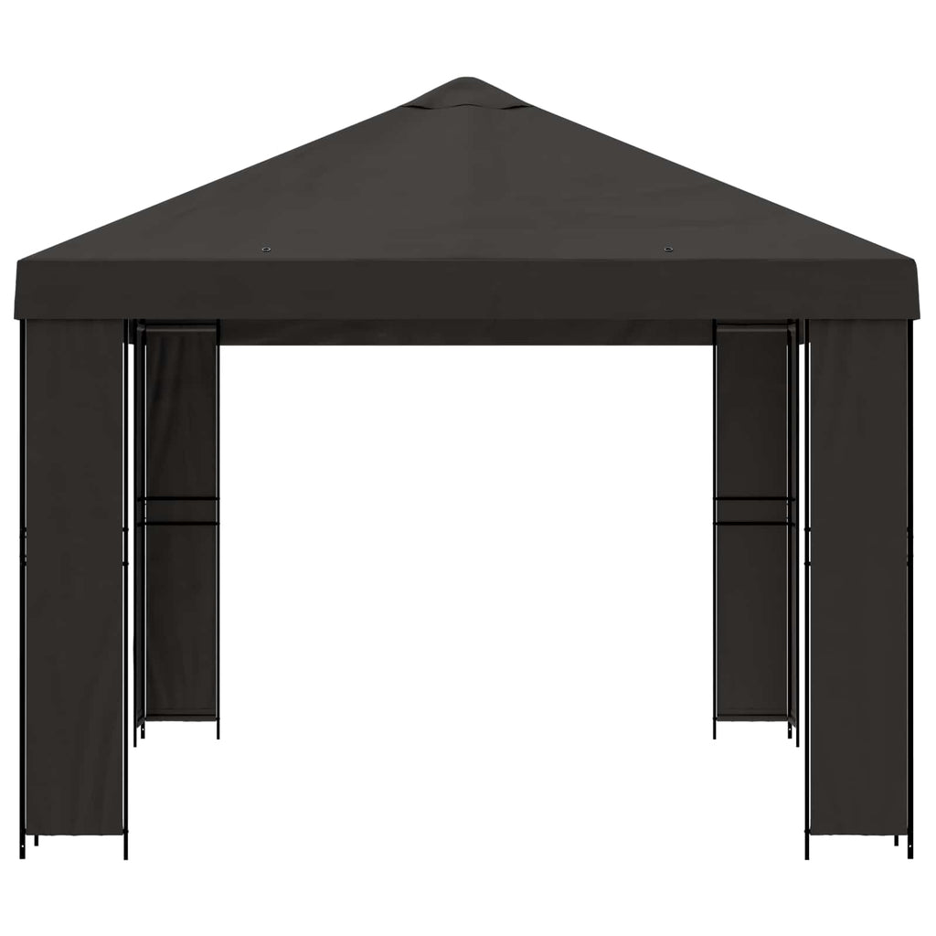 vidaXL Altana 4 × 3 m antracytowy Poliester i Stal 190 gsm