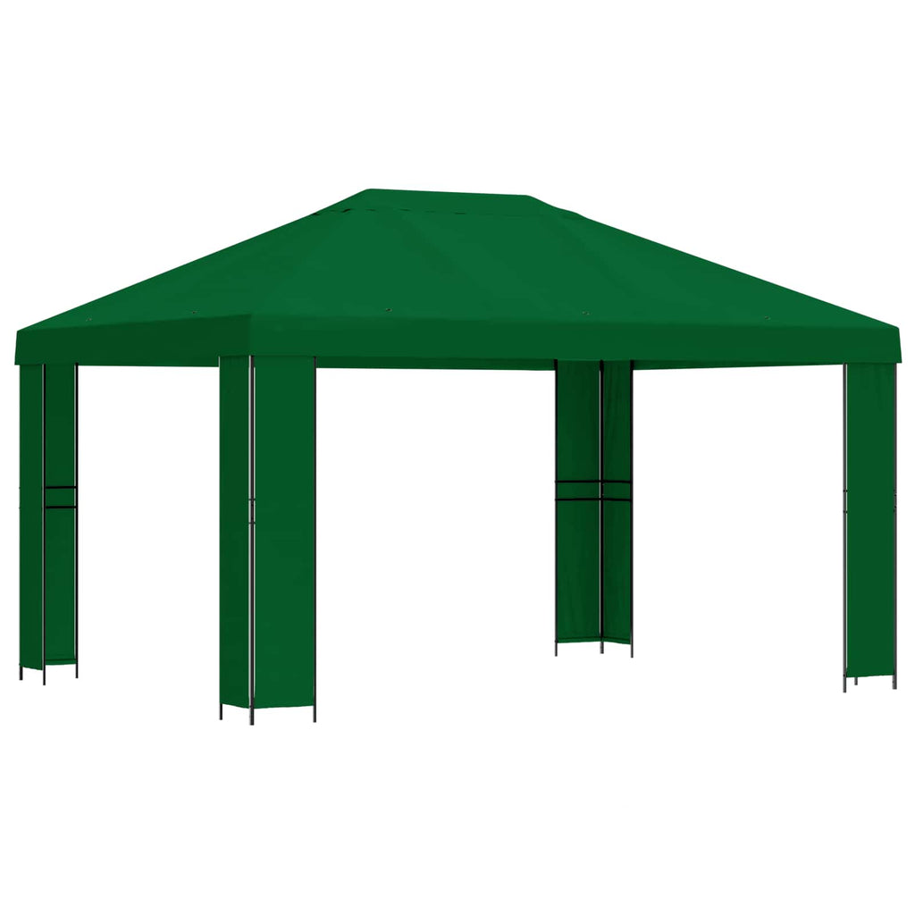 vidaXL Altana 4 × 3 m zielony Poliester i Stal 190 gsm