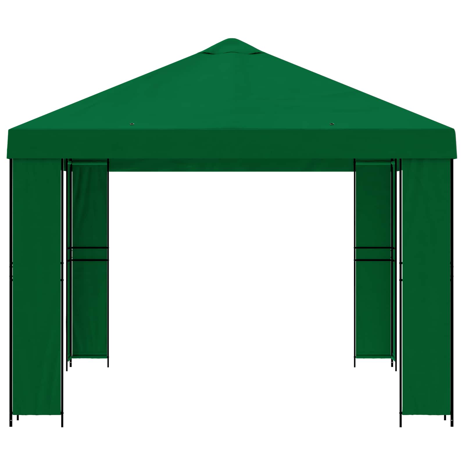 vidaXL Altana 4 × 3 m zielony Poliester i Stal 190 gsm