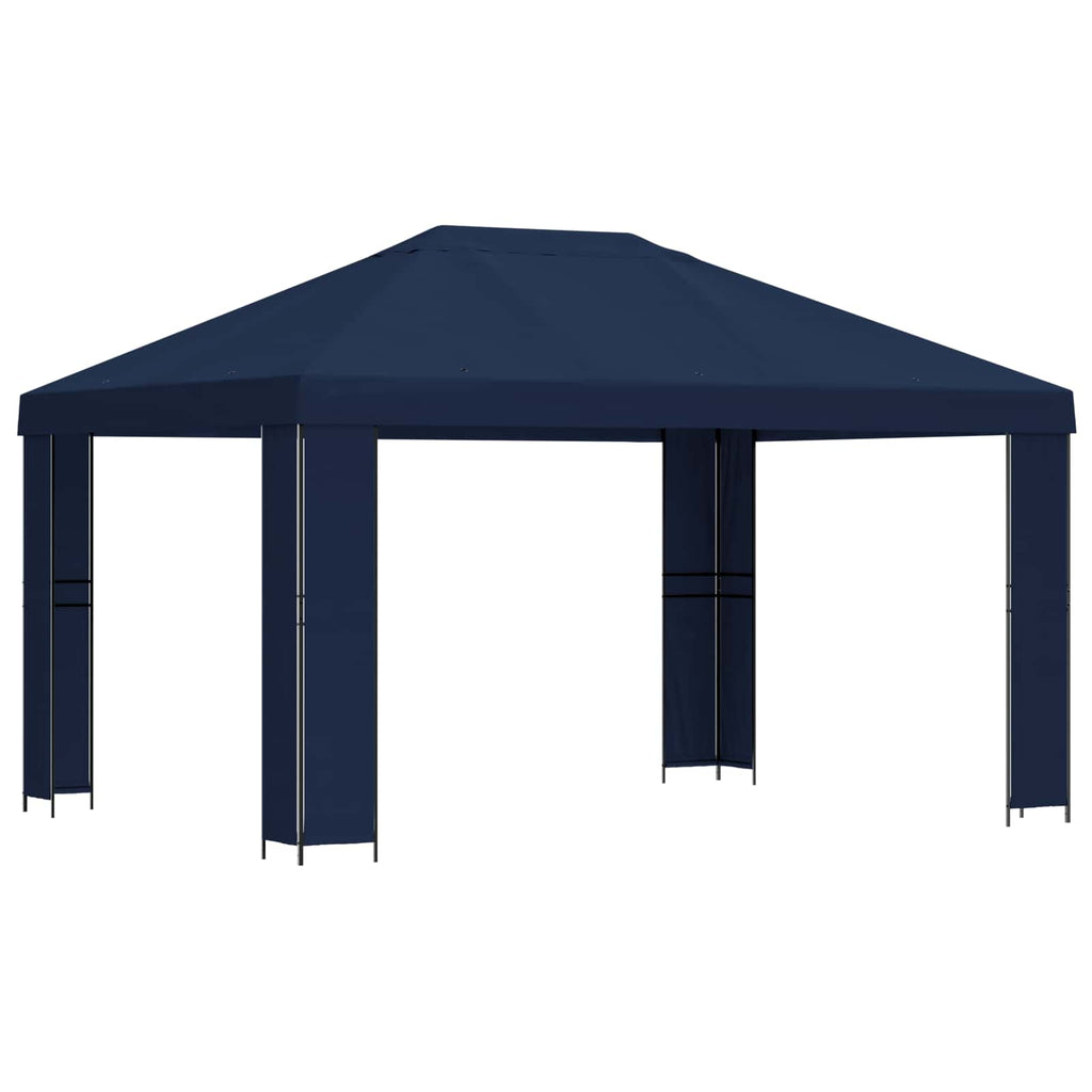 vidaXL Altana 4 × 3 m niebieski Poliester i Stal 190 gsm