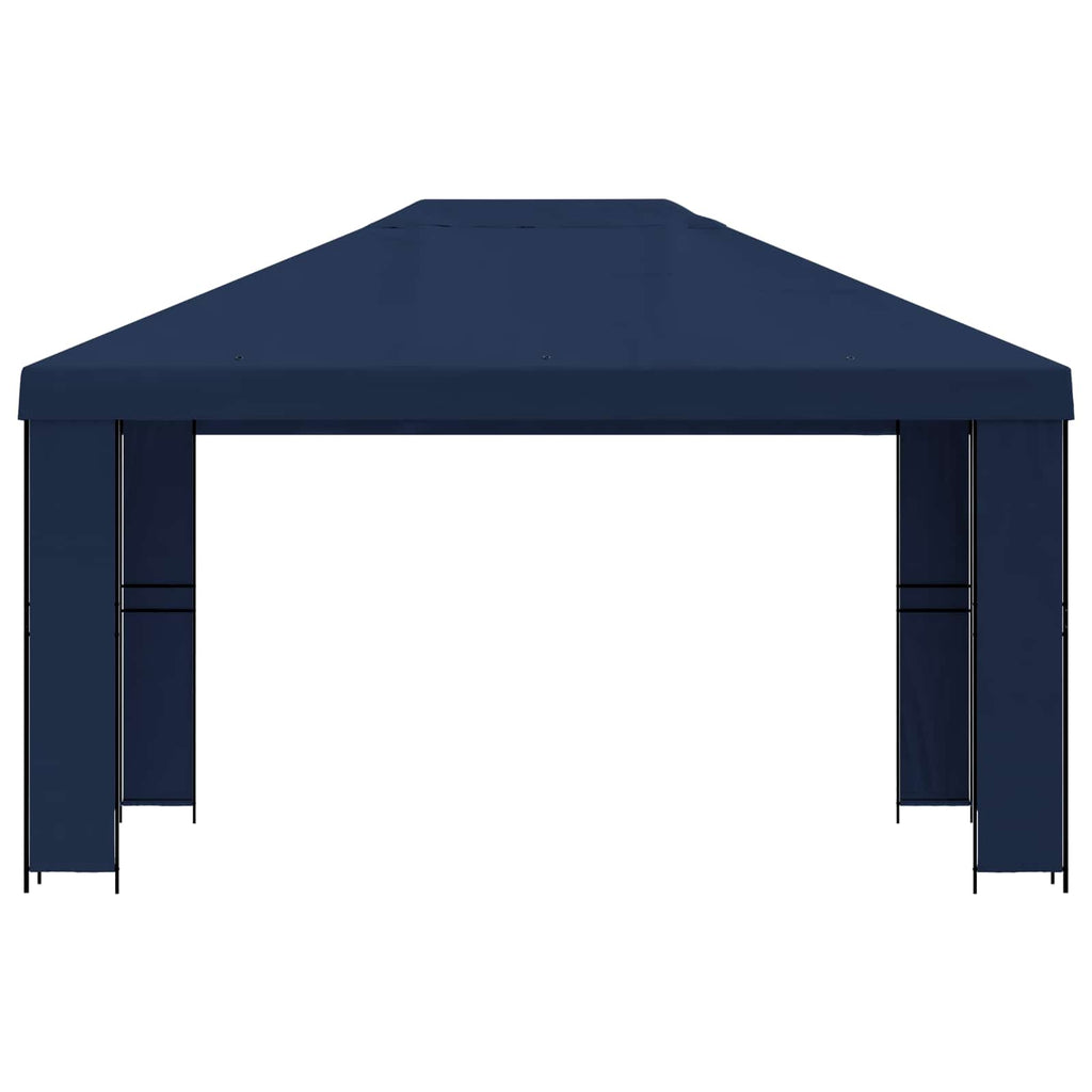 vidaXL Altana 4 × 3 m niebieski Poliester i Stal 190 gsm