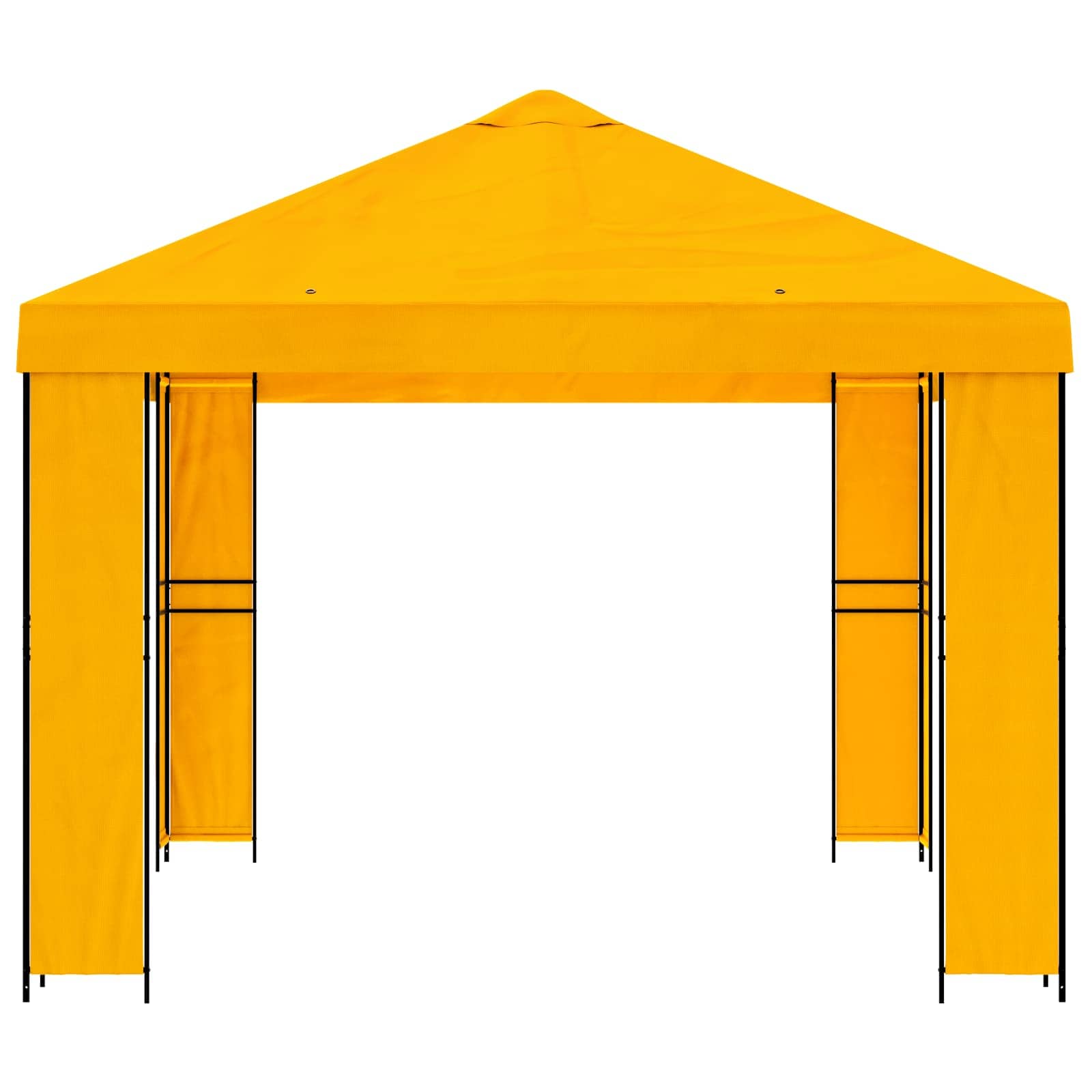 vidaXL Altana 4 × 3 m żółty Poliester i Stal 190 gsm