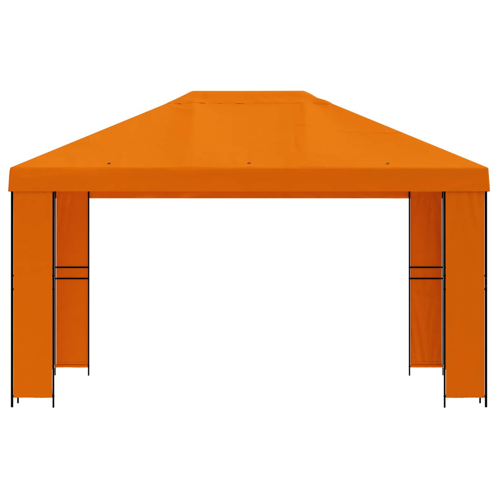vidaXL Altana 4 × 3 m pomarańczowy Poliester i Stal 190 gsm