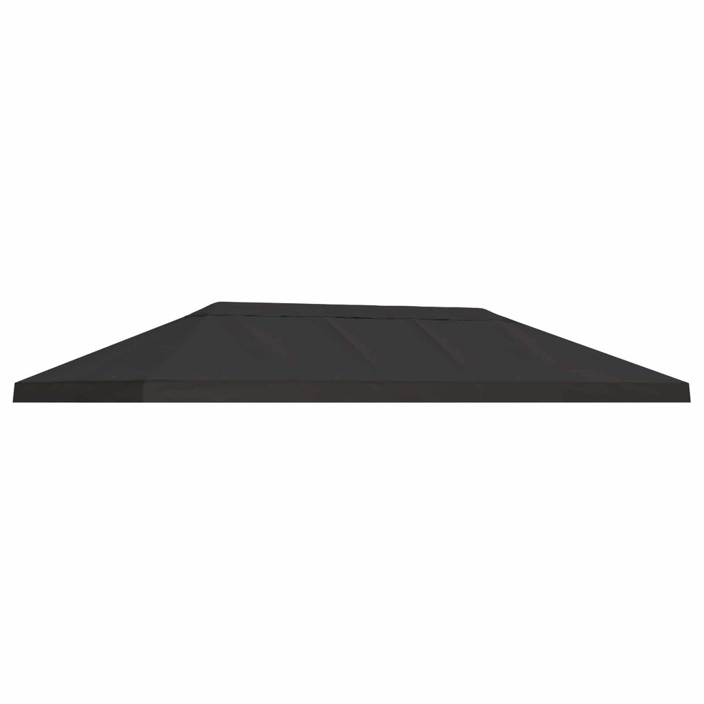 vidaXL Osłona daszku do altany 6 x 3 m antracytowy Poliester 190