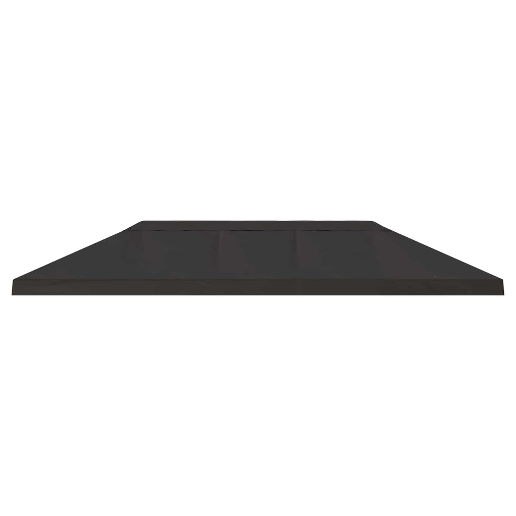 vidaXL Osłona daszku do altany 6 x 3 m antracytowy Poliester 190